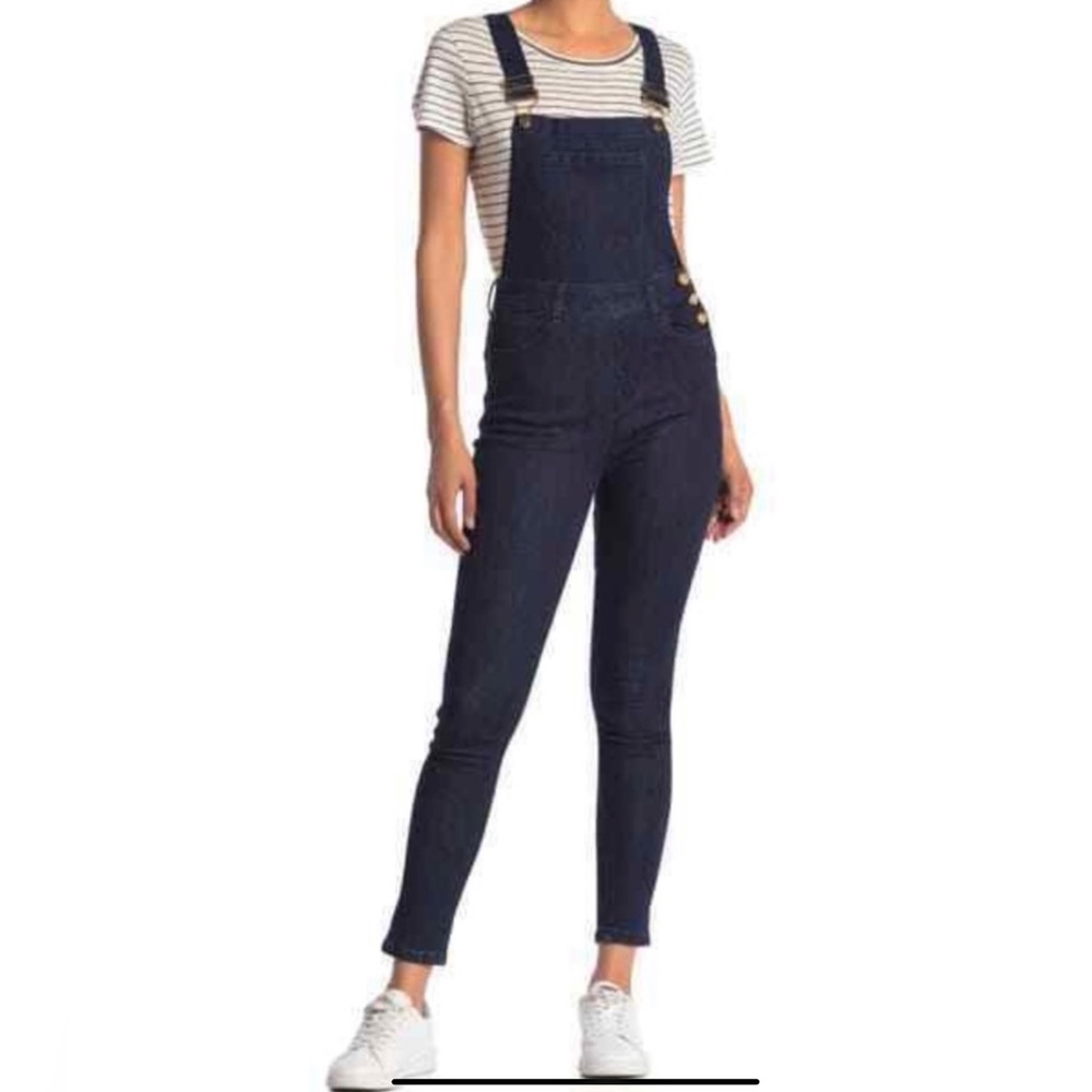 WeWoreWhat Dark Blue Denim Women's Overalls